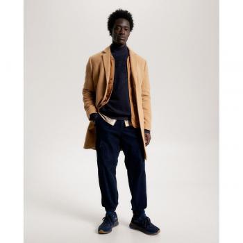Abrigo de paño camel de hombre Tommy Hilfiger