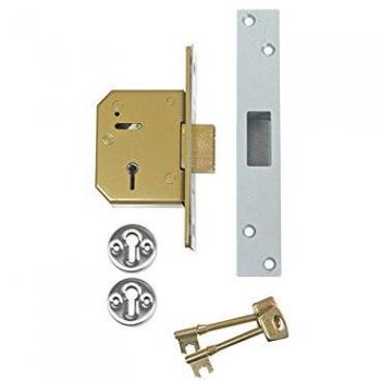 Union V‑3G115‑SC‑67 5‑Lever Mortice Deadlock (Set of 4) – Satin Chrome