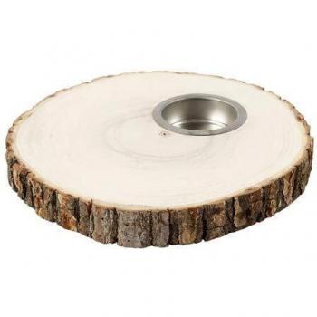 Wooden Candle Wash Stand – 14‑16 cm diameter
