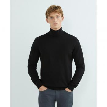 Pierre Cardin Rollkragenpullover C5 50703.5037 Schwarz Regular Fit