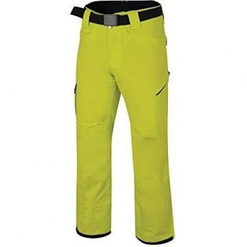 Pantalon de snowboard technique Dare 2b Absolute pour hommes, couleur citron lime, étanchéité, respirabilité et isolation, avec guêtre protectrice intégrée