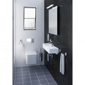 Bath+ por Cosmic 2751658 Portapapel sin Tapa, Cromo/Negro