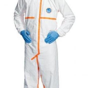 3XL White Hooded Coverall from DuPont's Tyvek 800J Series