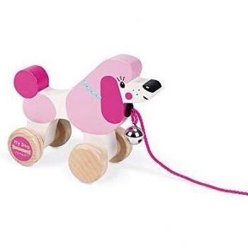 Janod J08217 My Dog Holz-Pudel mit Zughaken