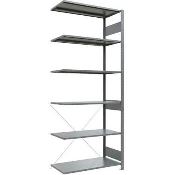 EUROKRAFTpro Industrial Boltless Shelf Unit, 1000x500 mm, Zinc Plated