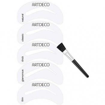 Artdeco 5 Augenbrauen-Schablonen mit Pinsel 1 Stück