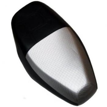 Sella JMT competizione nera/argento per scooter cinesi 4T 50ccm