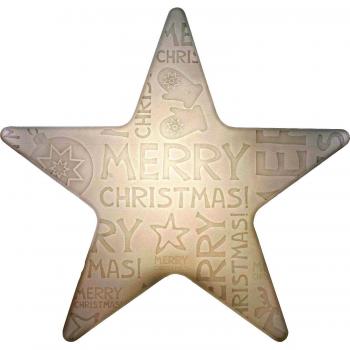 Seasons Shining Star Christmas Bodenleuchte, weiß