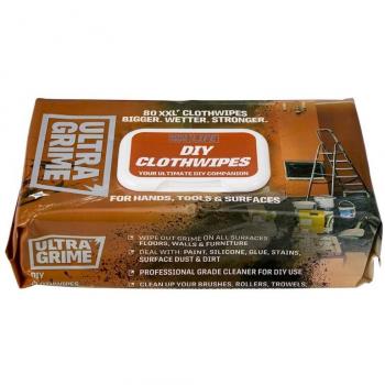 UltraGrime Life DIY XXL+ Clothwipes 80 pack