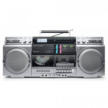 Muse M-380 GBS Radio CD portatile Argento