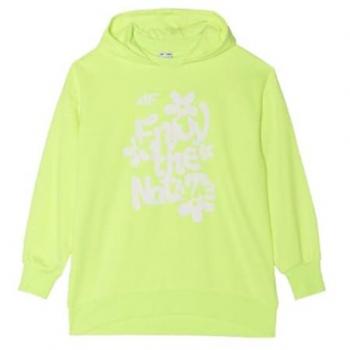 Camiseta Deportiva 4F Niña Amarilla