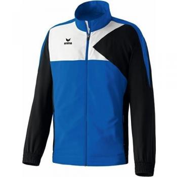 Erima Junior Anzug Premium One – New Royal Edition, Schwarz & Weiß, 152 cm