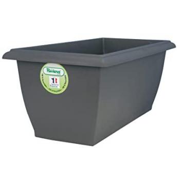 Contenitore per Piante Riviera Evolution 80 x 40 x 32 cm Grigio