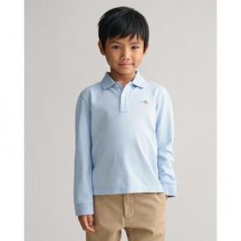Polo Casual Gant Shield Azul para Niños