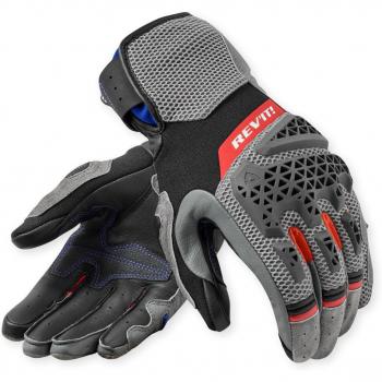REVIT Guanti Sand 5 Lady Grigio/Rosso M