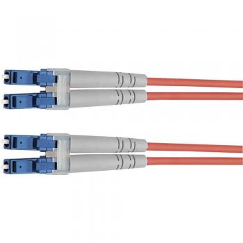 Telegärtner LWL‑Patchkabel LC/LC 50/125 µm (10 m), schwarz, Duplex