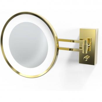 Specchio ingranditore LED Decor Walther BS 36, oro