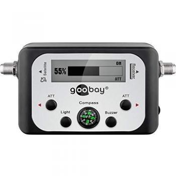 Wentronic Goobay Satelliten-Finder mit digitaler Pegelanzeige