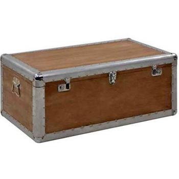 VidaXL Aufbewahrungstruhe Tannenholz 91x52x40 cm