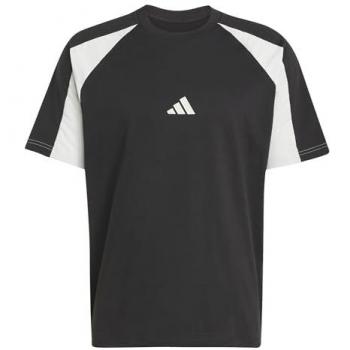 Adidas Herren T-Shirt mit Label-Print in Schwarz, L