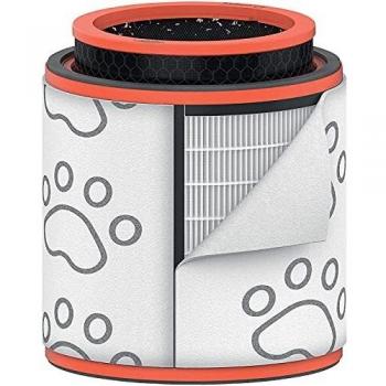 Leitz TruSens Z-3000/Z-3500 Replacement 3-in-1 HEPA Drum Filter with Activated Carbon Layer for Large Air Purifier