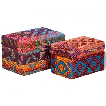 Contenitore Portaoggetti VidaXL 2 scatole