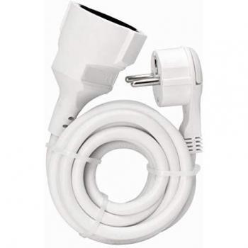 Kopp Extensión eléctrica, 2m, 1 toma Tipo F, 230 V, IP20