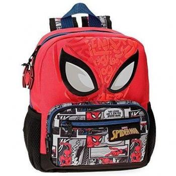 Mochila Infantil Spiderman Comic Rojo