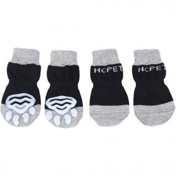Heroic Dog & Cat Non‑Slip Socks – Rubber Backing, Indoor Grip, Size S–XL