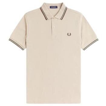 FRED PERRY Poloshirt für Herren in Beige, Größe XXL