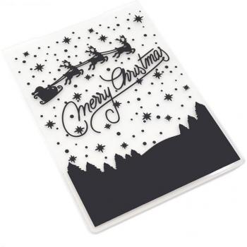 Christmas Joy Scrapbook Stencil Template