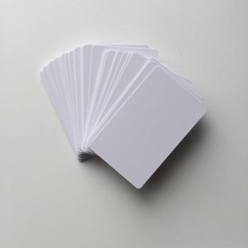 50 Matte Finish PVC Cards for School & Business Use
