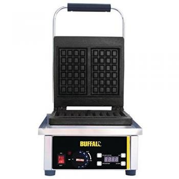 Buffalo 4-Slice Stainless Steel Waffle Maker