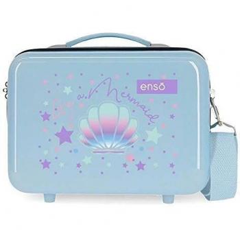 Enso Neceser ABS Be Mermaid Azul Claro 21x29x15cm