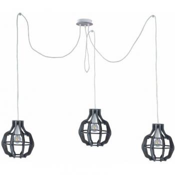 Keter Bento Cluster Small Grey Pendant – 3 E27
