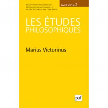 Études philosophiques 2012, n° 2