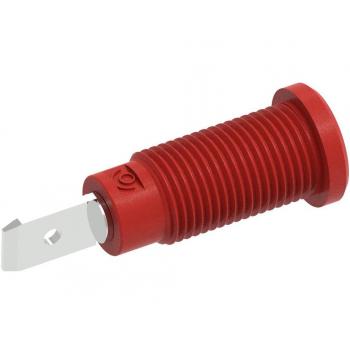 Prise encastrée de sécurité couleur rouge – D357102