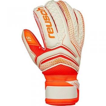 Torwart‑Schutzhandschuhe Reusch Serathor Prime S1 – Weiß/Orange, 8