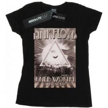 T-shirt donna Pink Floyd con poster Knebworth