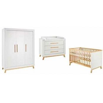 Schardt Miami White: Cameretta Neonato + Armadio a 3 Ante