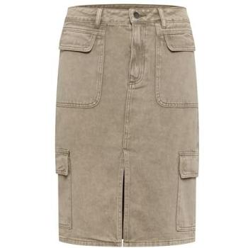 Jupe denim KAFFE Rania – Taille 34 – Marron