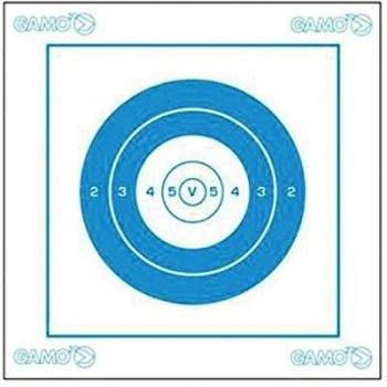 Dianas de aire comprimido Gamo, 14x14 cm, 100 dianas por caja