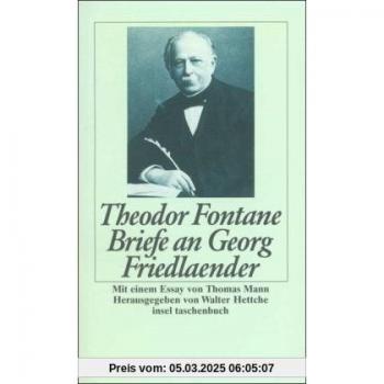 Briefe an Georg Friedlaender (insel taschenbuch)