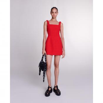 Vestido corto Maje de tweed