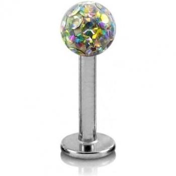 Labret G23 con Rivestimento Inox Iridescente