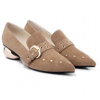 Zapatos Slip On de Tacón Bajo para Mujer