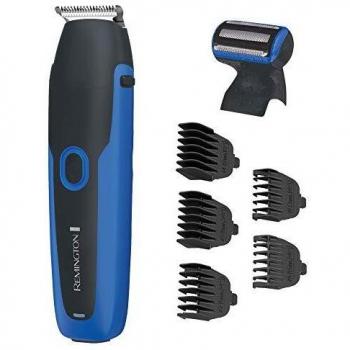 Remington WETTech Körperpflege-Rasiergerät BHT6255 – Mit Folienaufsatz, Nass/Trocken, Blau/Schwarz