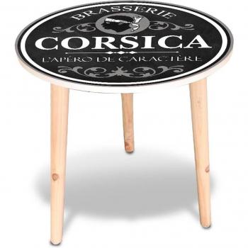 Table 'Brasserie Corsica' 40 cm en Bois