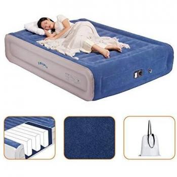 Queen Size Air Mattress with Built-in Pump