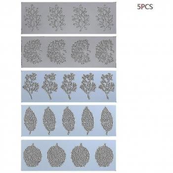 Silicone Corail Leaf Cake Mold – Ensemble 5